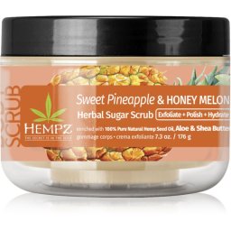 HEMPZ Sweet Pineapple Honey Melon exfoliant pentru corp 176 g