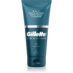 Gillette Body&Intimate 2in1 Shave Cream produs pentru ras inghinal cu emulsie de spălare pentru barbati 150 ml