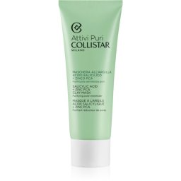 Collistar Attivi Puri Salicylic Acid + Zinc Clay Mask mască cu argilă cu acid hialuronic 75 ml