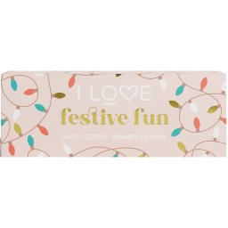 I Love Special Moments Festive Fun bombă de baie parfum Cinnamon, Pumpkin Spice, Gingerbread 3x150 g