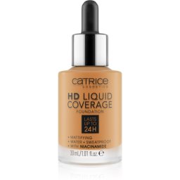 Catrice HD Liquid Coverage make up culoare 066 Warm Toffee 30 ml