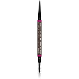 NYX Professional Makeup Blade & Shade creion pentru sprancene cu pensula culoare Ash Brown 0.06 g