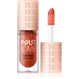 Revolution Shimmer Gloss Luciu de Buze sclipitor culoare Gold 4.5 ml