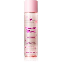 I Heart Revolution Blossom Bloom spray parfumat pentru corp și păr pentru femei culoare Cherry Blossom & Pomegranate 236 ml
