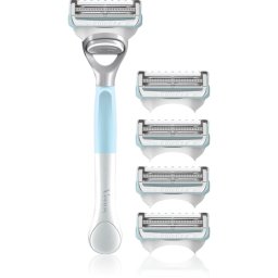 Gillette Venus For Pubic Hair&Skin aparat de ras pentru ajustarea liniei bikinilor + capete de schimb 5 buc