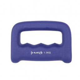 Gantera neopren HMS CK15 1.5 kg, Albastru Inchis