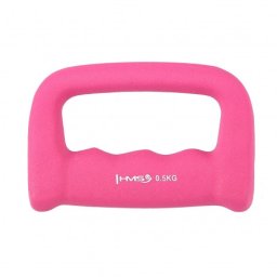Gantera neopren HMS CK5 0.5 kg, Roz