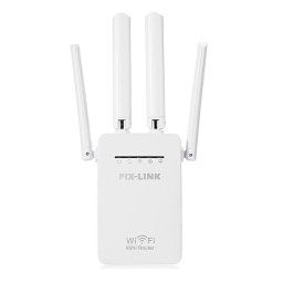 Amplificator Alb U7AC1200RE de semnal 4 antene wireless