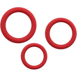 Set inele penis Triple Silicone
