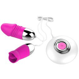 Set Vibe Eggs with Penis and Tongue
