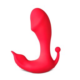Vibrator Triple Stimulation Red