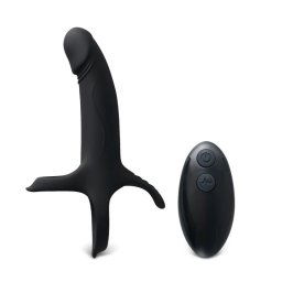 Vibrator Double Penetration Black