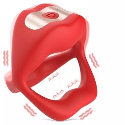Inel penis Mouth Vibe Red
