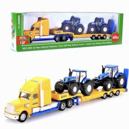 Macheta Tir cu tractoare, SIKU, scara 1:87