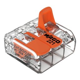 Conector derivatie 3 fire, max. 6 mm² (30 buc.) - WAGO 221-613