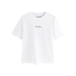Next Tricou 'Keith Haring' albastru / galben / verde / alb
