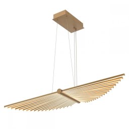Candelabru Seraph QN-SERAPH-LP-L-BG, 57W LED, L105 cm, auriu mat