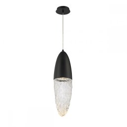 Pendul Ecrou QN-ECROU-1P-BK, 1x8W GU10LED, D16,5 cm, H61,5 cm, negru mat