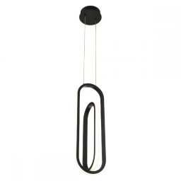 Pendul Demark QN-DEMARK-1P-BK, 28W LED, L21 cm, negru mat