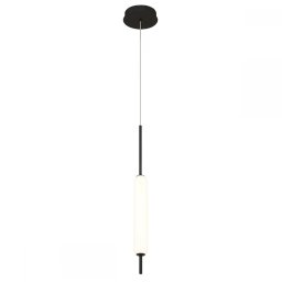 Pendul Cumberland QN-CUMBERLAND-1P-BK, 10W LED, D13 cm, negru mat