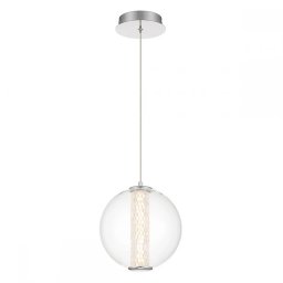 Pendul Atomo QN-ATOMO-1P-PC, 9W LED, D22 cm, crom
