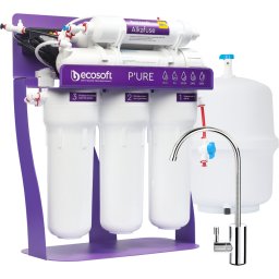 Filtru de osmoză inversă PURE Alkafuse pe suport metalic cu pompă