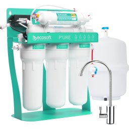 PURE AquaCalcium Mint filtru de osmoză inversă cu pompă pe suport metalic