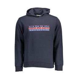 Hanorac barbati, cu imprimeu cu logo, Regular fit, Bleumarin (Marime: 2XL)