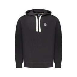 Hanorac barbati, cu mini logo, Regular fit, Negru (Marime: 2XL)