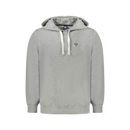 Hanorac barbati, cu mini logo, Regular fit, Gri (Marime: XL)