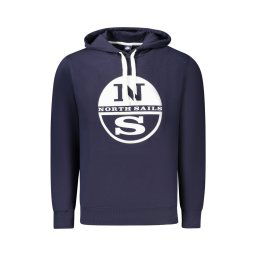Hanorac barbati, cu imprimeu cu logo, Regular fit, Bleumarin (Marime: 3XL)