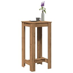 Masa de bar, stejar artizanal, 51x50x103,5 cm, lemn prelucrat GartenMobel Dekor
