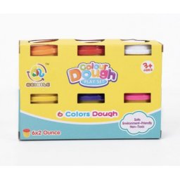 Set 6 tuburi plastilina Colour Dough