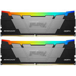 Memorie Kit Memorie Fury Renegade RGB Intel XMP 2.0, 16GB, DDR4-3200MHz, CL16, Dual Channel, Negru