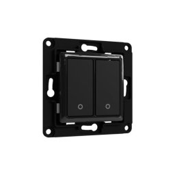 Shelly Wall Switch 2 button pentru relee – negru