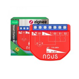 Releu/Comutator pentru cortina/rulouri/usi de garaj NOUS B4Z ZIGBEE