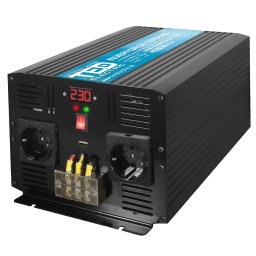 Invertor Auto 12V 220V, Putere Convertor 4000W cu Unda Sinusoidala Pura, TED Electric TED000415