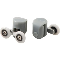 Role superioare duble pentru sticlă de 6 mm – Set 2 buc. – FI 25 mm – Cod XKCA1RU04