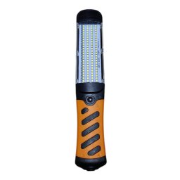 Lampa garaj 100 Leduri, cu acumulator, reincarcabila, ideala pentru camping, rulota, terasa, foisor, cabana, auto, cu prindere magnetica si agatatoare