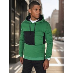 Hanorac verde închis pentru bărbați