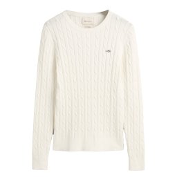 GANT Pulover ecru / bleumarin / gri deschis / roși aprins