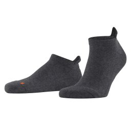 FALKE Șosete sport 'Cool Kick' gri metalic / roșu