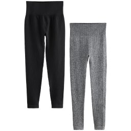 Next Leggings gri amestecat / negru