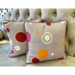 Set 2 FETE de perna 2Face Hiko Bubbles mov/gri 2x40x40cm