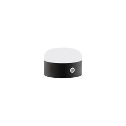 Ideal Lux MIGNON LED/5W/5V lampă de birou tactilă, pr. 10 cm, CRI 90, negru