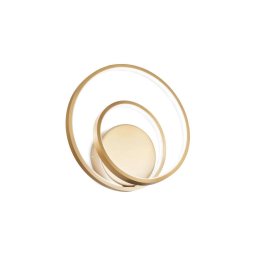 Aplică LED dimabilă Ideal Lux OZ LED/28W/230V CRI 90 auriu