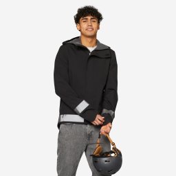 GEACĂ PLOAIE CICLISM ORAȘ VIZIBILITATE NOCTURNĂ 540 NEGRU BĂRBAȚI