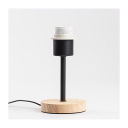 Lampă de masă Brilagi NUBILA WOOD 1xE27/25W/230V stejar/negru