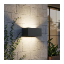 Aplică LED de exterior Ideal Lux ATOM LED/25W/230V IP54 antracit