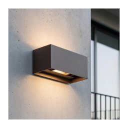Aplică LED de exterior Ideal Lux ATOM LED/25W/230V IP54 negru